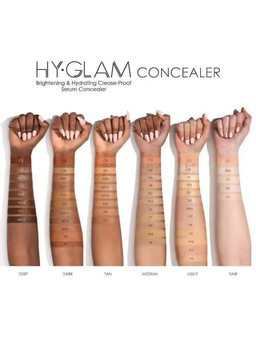 Natasha Denona Hy-Glam Brightening and Highlighting Medium to Full Concealer YP5